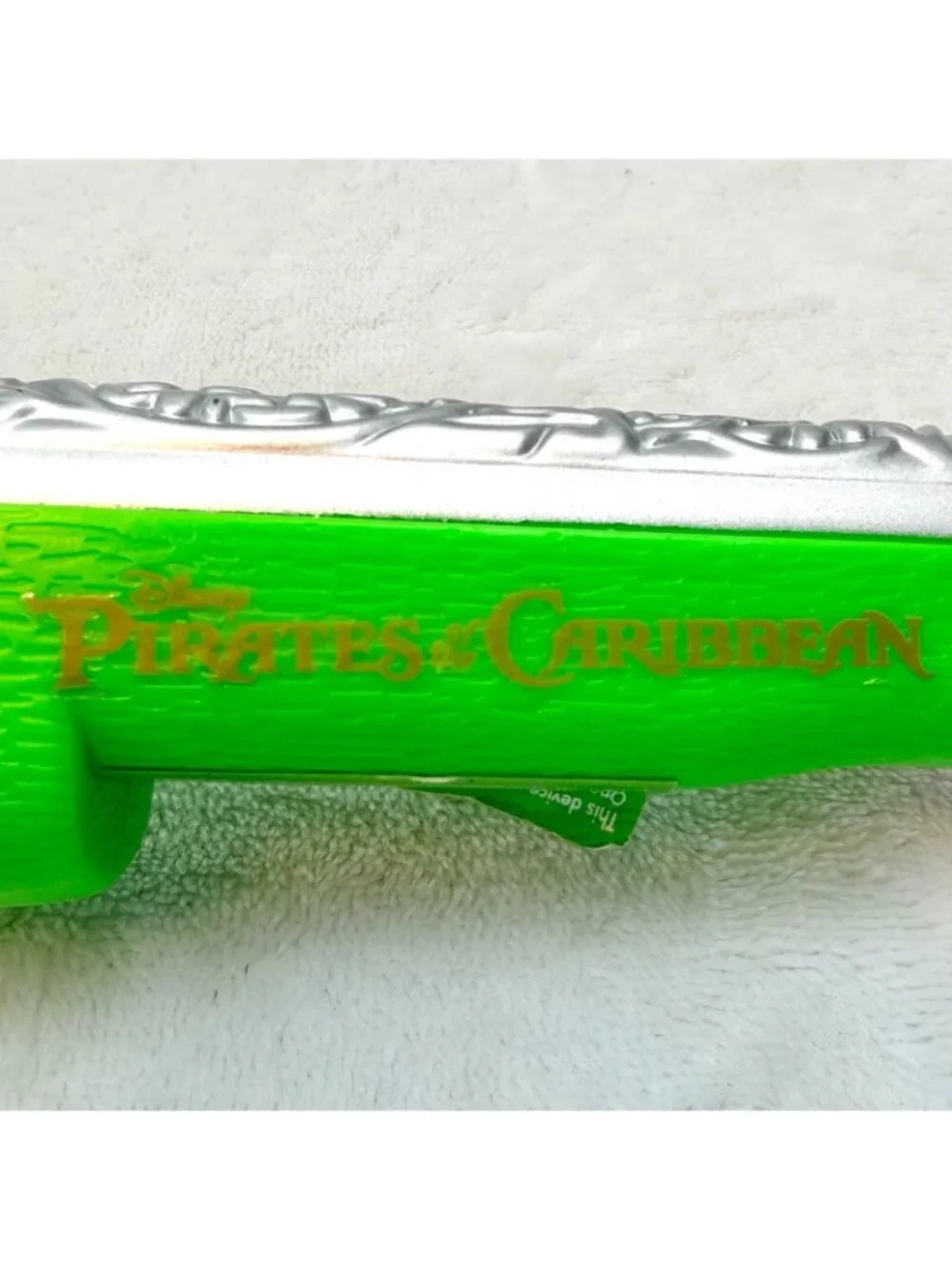 Two Disney Pirates of the Caribbean Toy Pistols w/Sound Effects Tested & Works